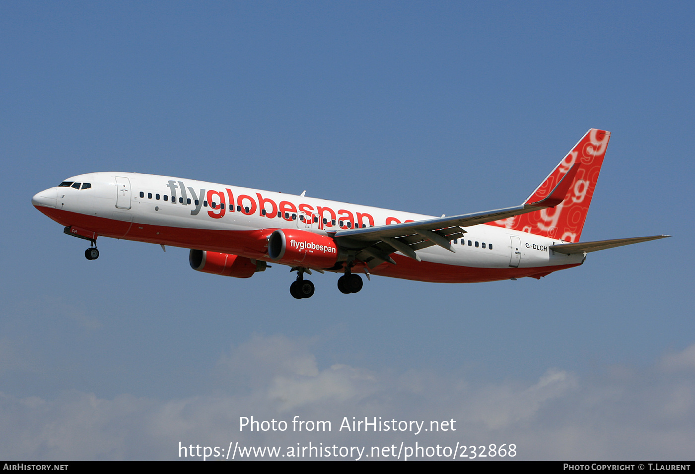 Aircraft Photo of G-DLCH | Boeing 737-8Q8 | Flyglobespan | AirHistory.net #232868