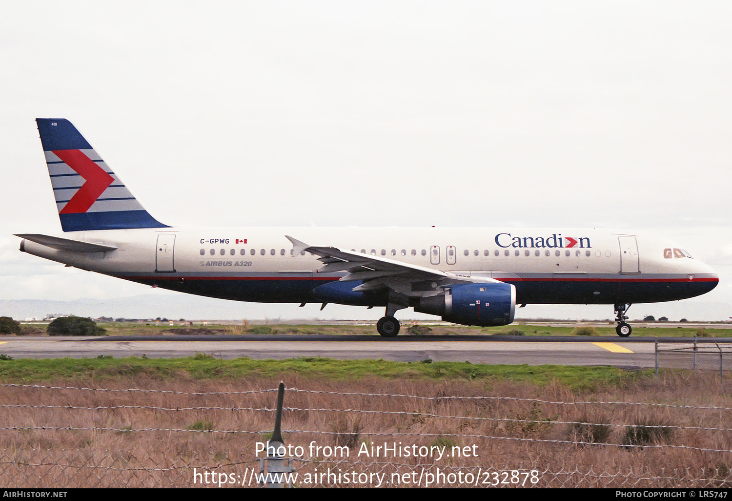 Aircraft Photo of C-GPWG | Airbus A320-211 | Canadian Airlines | AirHistory.net #232878