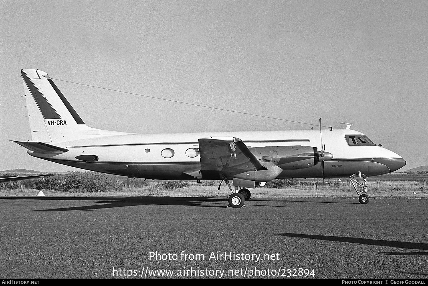 Aircraft Photo of VH-CRA | Grumman G-159 Gulfstream I | AirHistory.net #232894