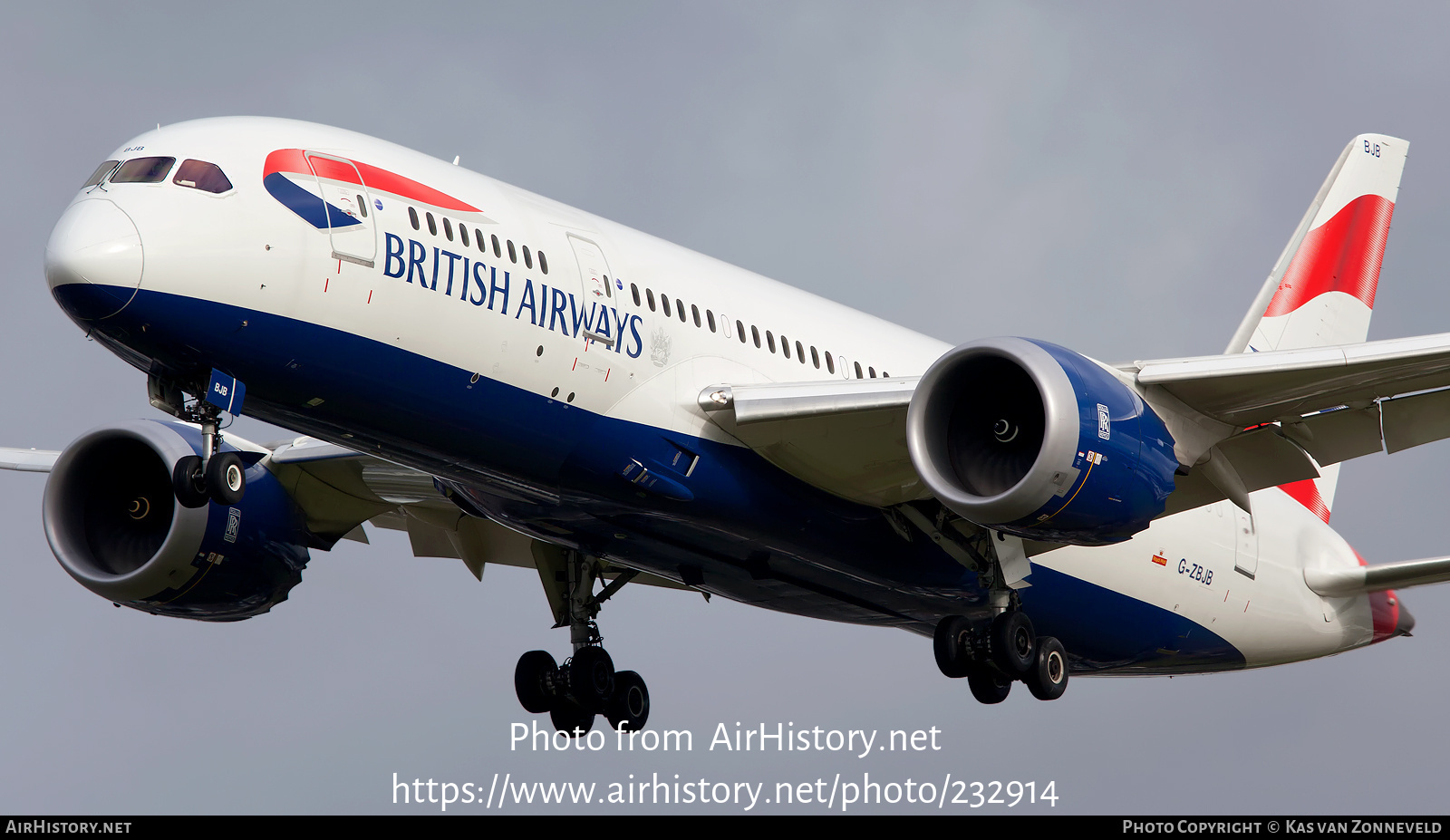 Aircraft Photo of G-ZBJB | Boeing 787-8 Dreamliner | British Airways | AirHistory.net #232914