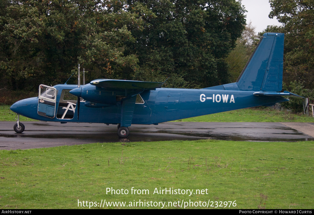 Aircraft Photo of G-IOWA | Britten-Norman BN-2A-27 Islander | AirHistory.net #232976