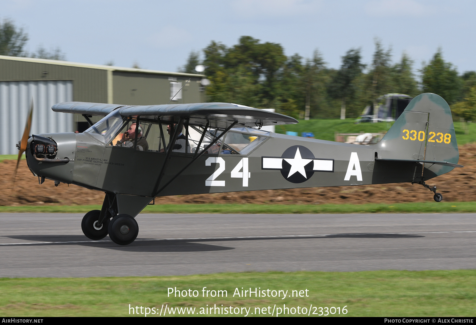 Aircraft Photo of G-LIVH / 330238 | Piper L-4H Grasshopper (J-3C) | USA - Army | AirHistory.net #233016