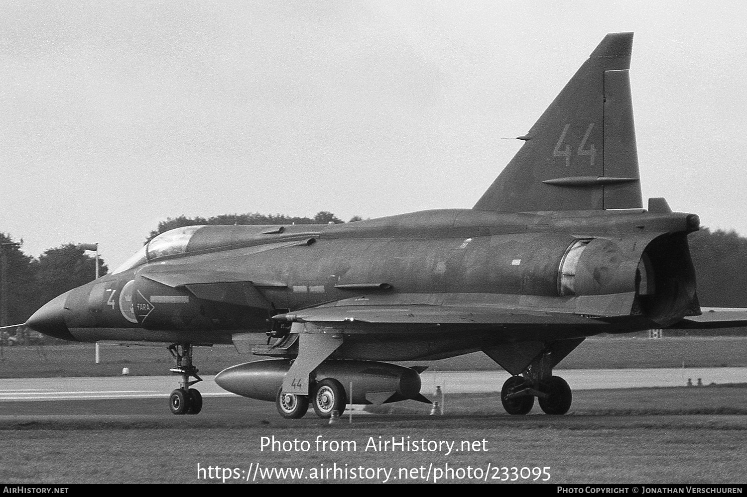 Aircraft Photo of 37344 | Saab JA37 Viggen | Sweden - Air Force | AirHistory.net #233095