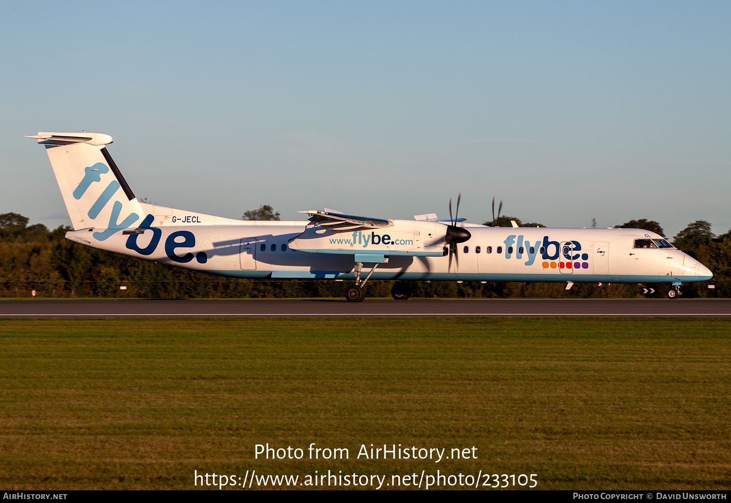 Aircraft Photo of G-JECL | Bombardier DHC-8-402 Dash 8 | Flybe | AirHistory.net #233105