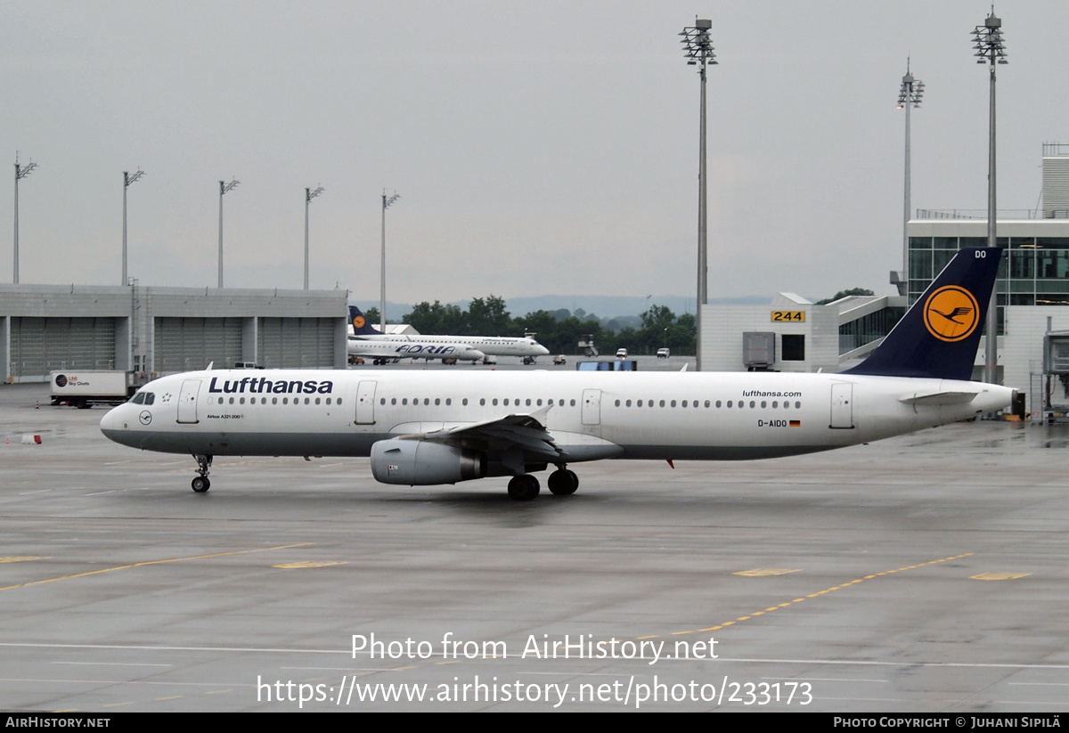 Aircraft Photo of D-AIDO | Airbus A321-231 | Lufthansa | AirHistory.net #233173