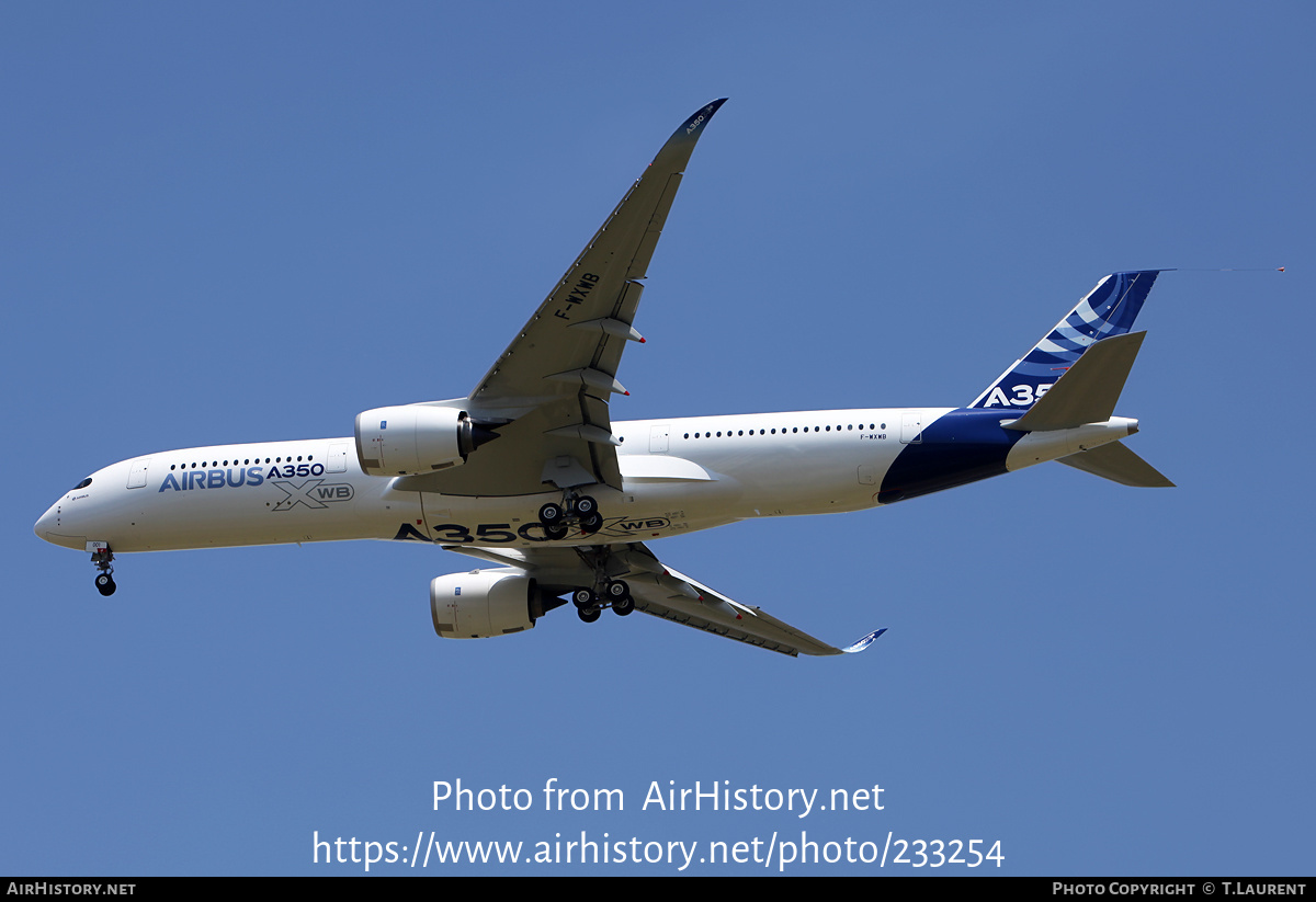 Aircraft Photo of F-WXWB | Airbus A350-941 | Airbus | AirHistory.net #233254