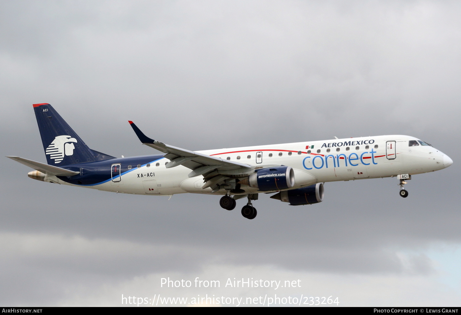 Aircraft Photo of XA-ACI | Embraer 190LR (ERJ-190-100LR) | AeroMéxico Connect | AirHistory.net #233264