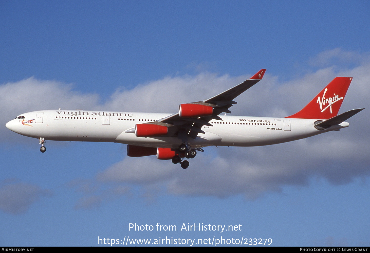 Aircraft Photo of G-VAIR | Airbus A340-313X | Virgin Atlantic Airways | AirHistory.net #233279