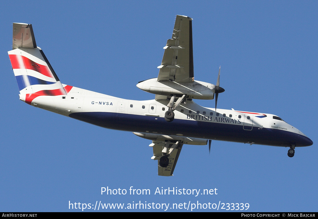 Aircraft Photo of G-NVSA | De Havilland Canada DHC-8-311Q Dash 8 | British Airways | AirHistory.net #233339