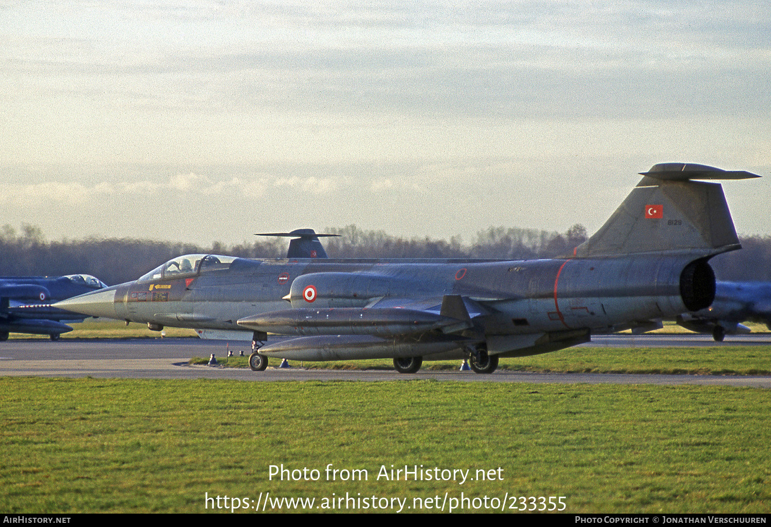 Aircraft Photo of 8129 | Lockheed F-104G Starfighter | Turkey - Air Force | AirHistory.net #233355