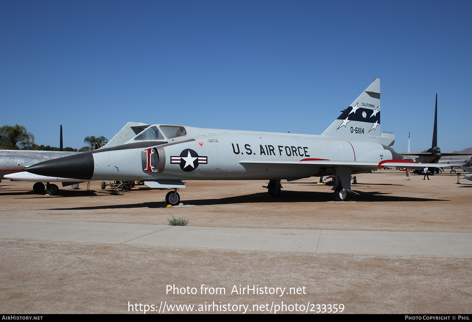 Aircraft Photo of 56-1114 / 0-61114 | Convair F-102A Delta Dagger | USA - Air Force | AirHistory.net #233359