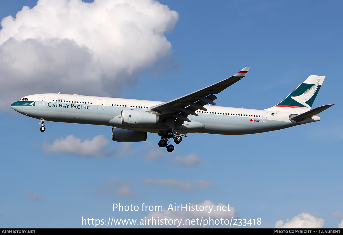 Aircraft Photo of F-WWKN | Airbus A330-343 | Cathay Pacific Airways | AirHistory.net #233418