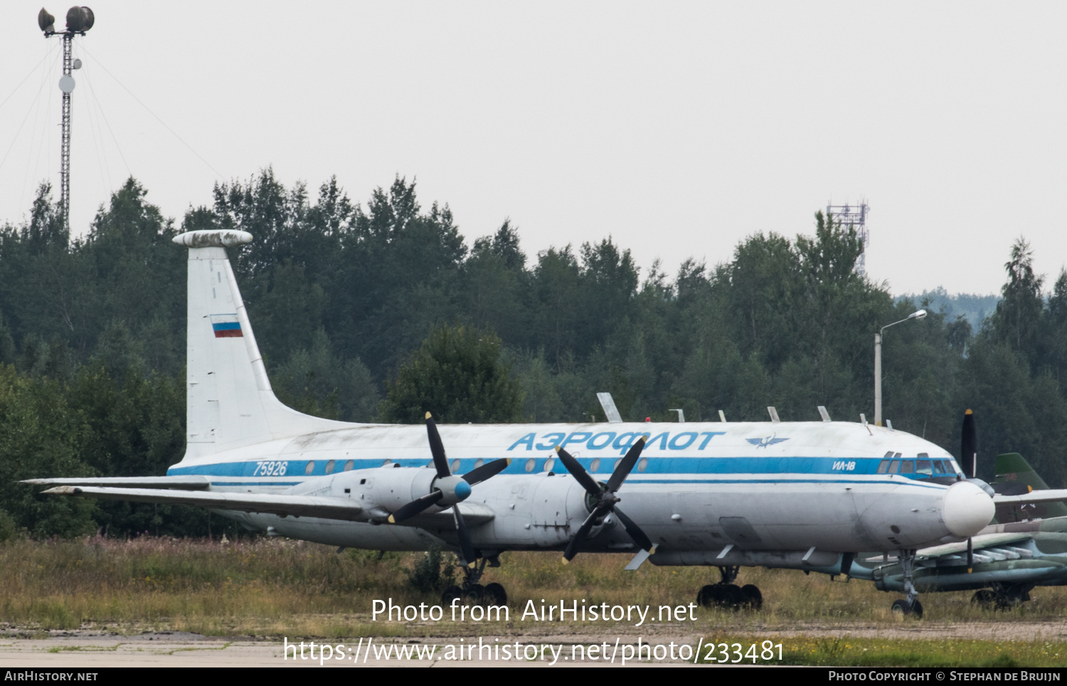 Aircraft Photo of 75926 | Ilyushin Il-22M | Aeroflot | AirHistory.net #233481