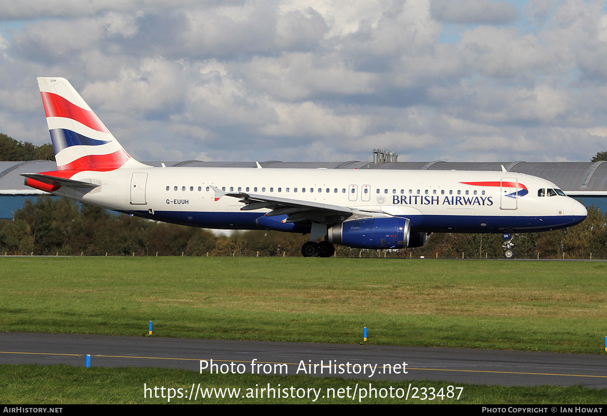 Aircraft Photo of G-EUUH | Airbus A320-232 | British Airways | AirHistory.net #233487