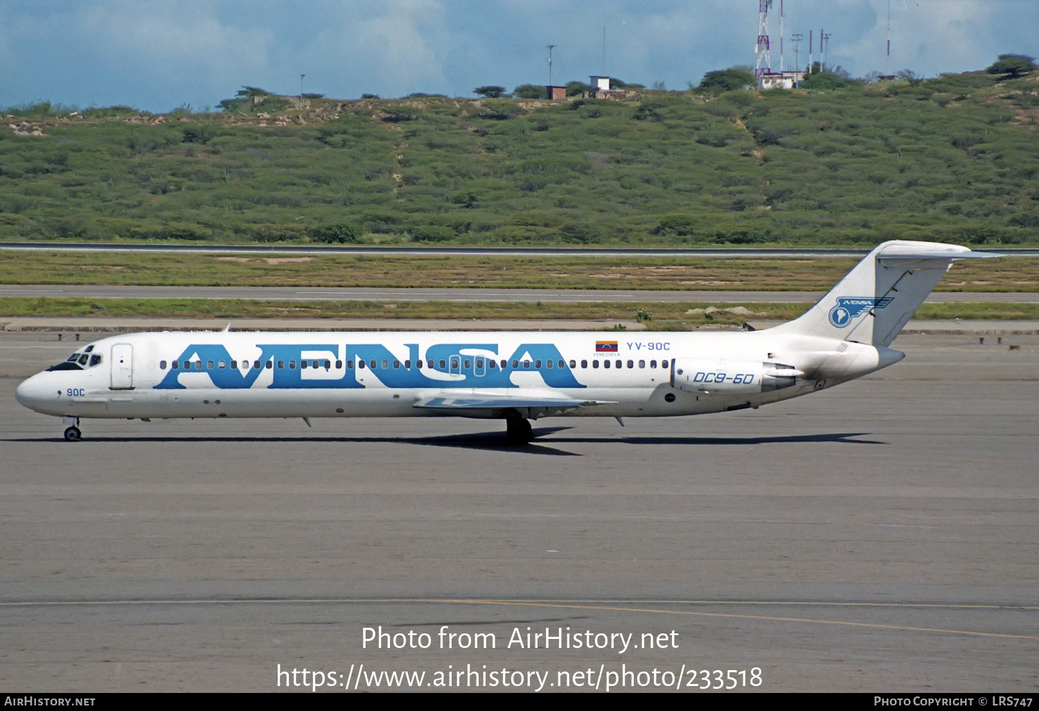 Aircraft Photo of YV-90C | McDonnell Douglas DC-9-51 | Avensa - Aerovías Venezolanas | AirHistory.net #233518