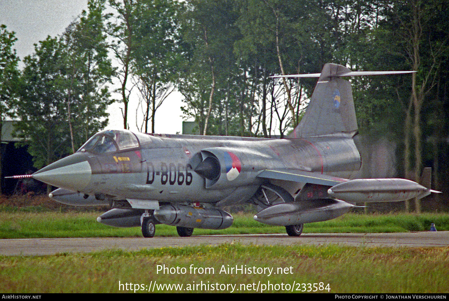 Aircraft Photo of D-8066 | Lockheed RF-104G Starfighter | Netherlands - Air Force | AirHistory.net #233584