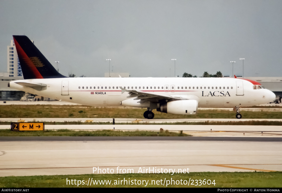 Aircraft Photo of N340LA | Airbus A320-232 | LACSA - Líneas Aéreas de Costa Rica | AirHistory.net #233604