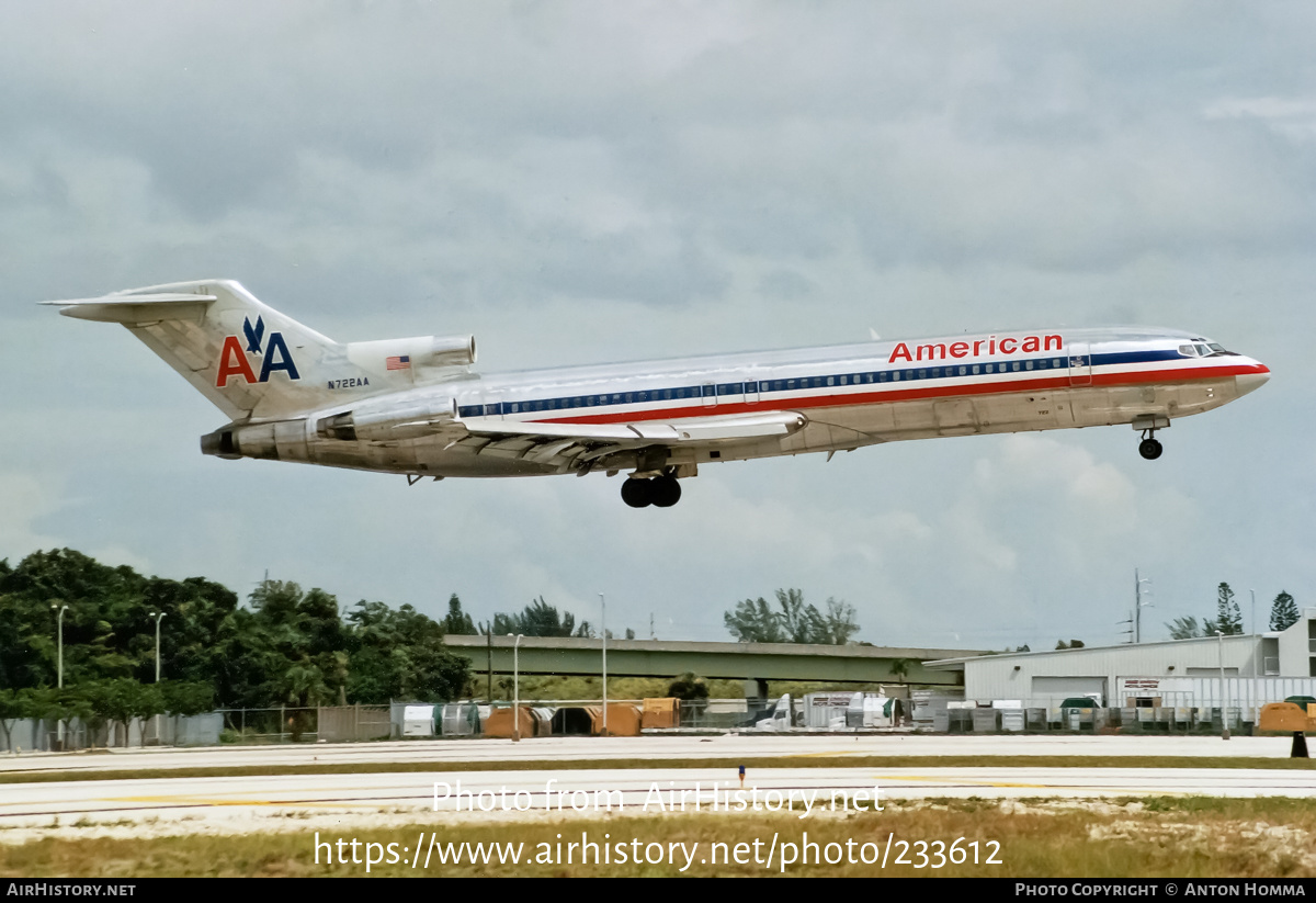 Aircraft Photo of N722AA | Boeing 727-227/Adv | American Airlines | AirHistory.net #233612