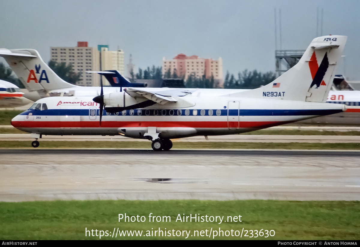 Aircraft Photo of N293AT | ATR ATR-42-300 | American Eagle | AirHistory.net #233630