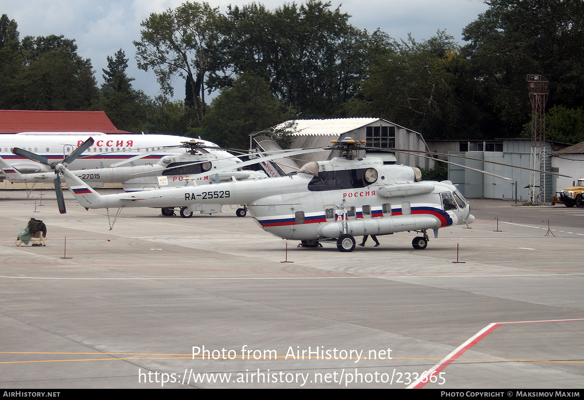 Aircraft Photo of RA-25529 | Mil Mi-8MTV-1S | Rossiya - Special Flight Detachment | AirHistory.net #233665