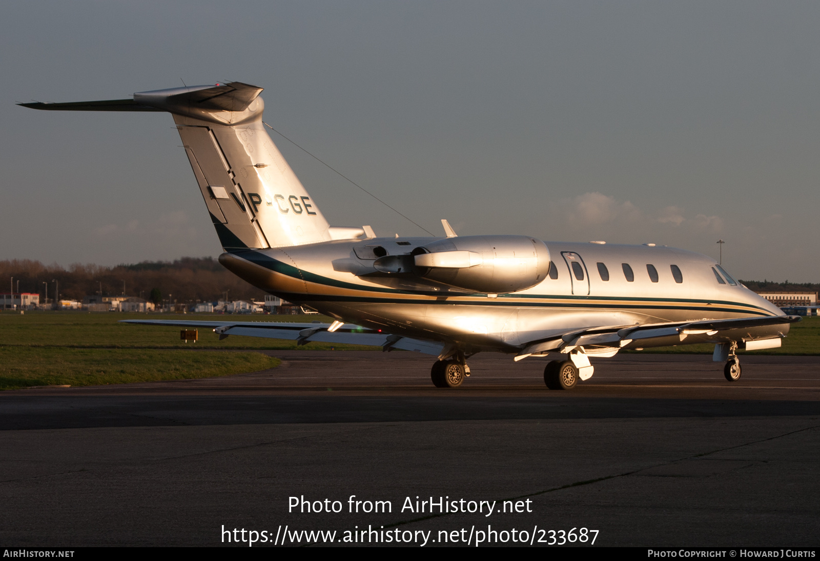 Aircraft Photo of VP-CGE | Cessna 650 Citation VII | AirHistory.net #233687