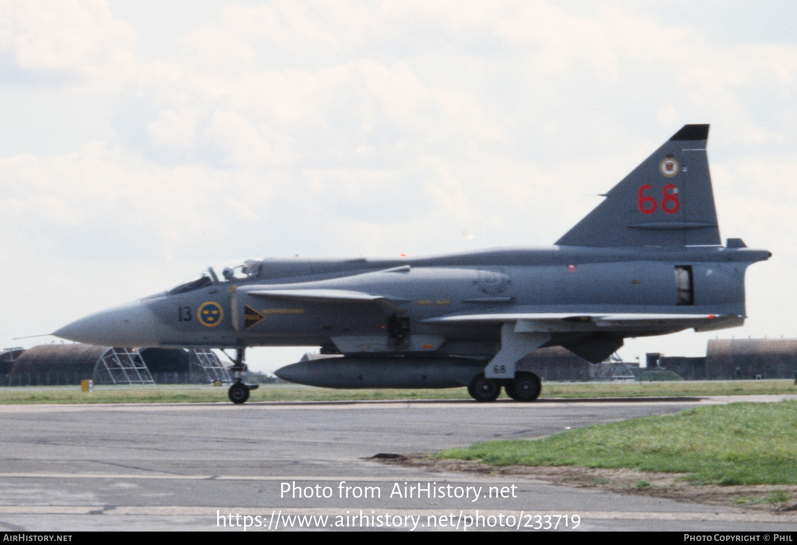 Aircraft Photo of 37398 | Saab JA37 Viggen | Sweden - Air Force | AirHistory.net #233719