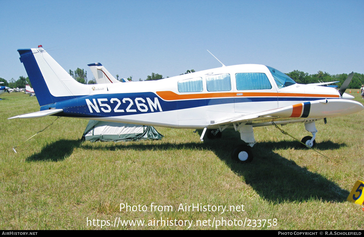 Aircraft Photo of N5226M | Beech C23 Sundowner 180 | AirHistory.net #233758