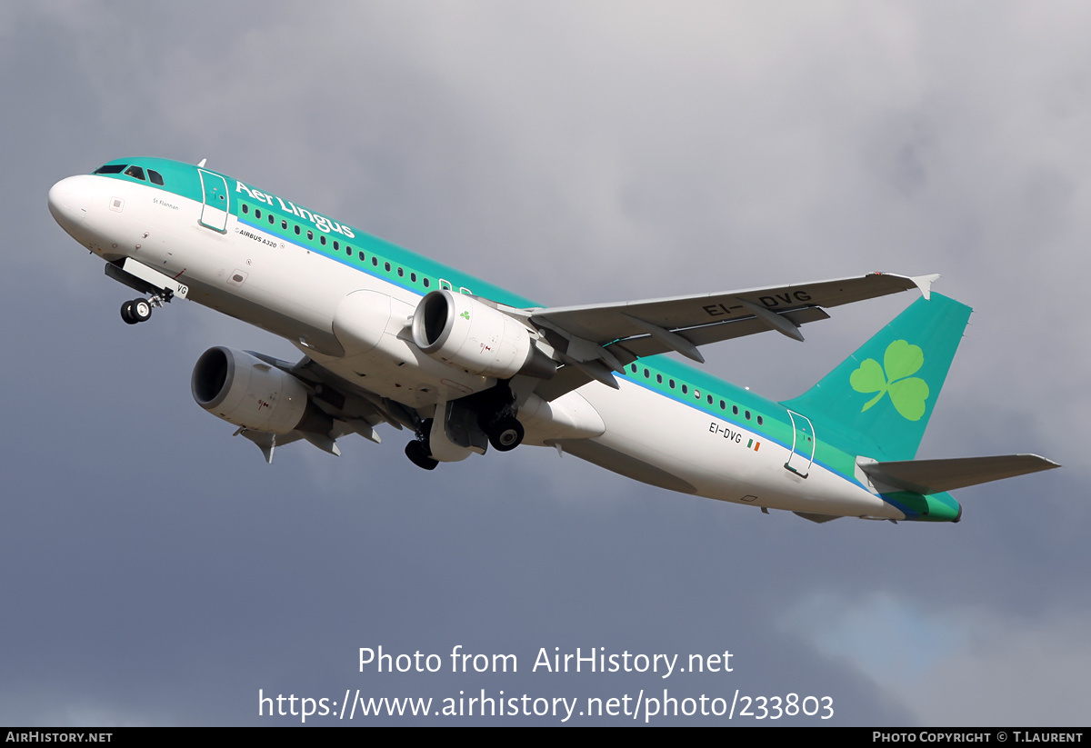 Aircraft Photo of EI-DVG | Airbus A320-214 | Aer Lingus | AirHistory.net #233803