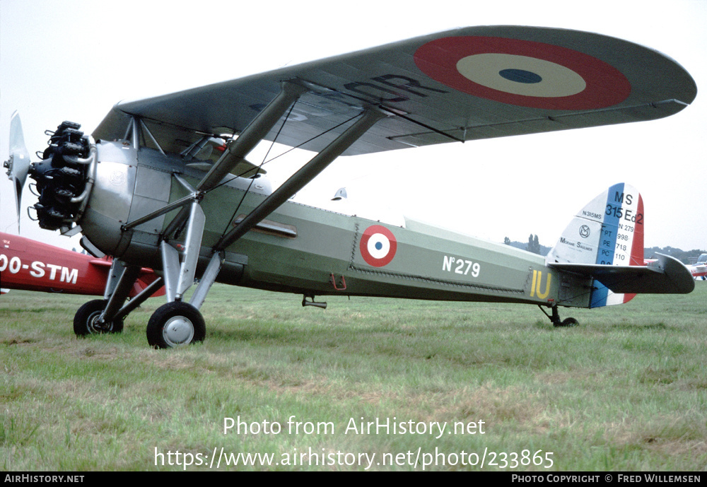 Aircraft Photo of OO-MOR / N315MS / 279 | Morane-Saulnier MS-317 | France - Air Force | AirHistory.net #233865