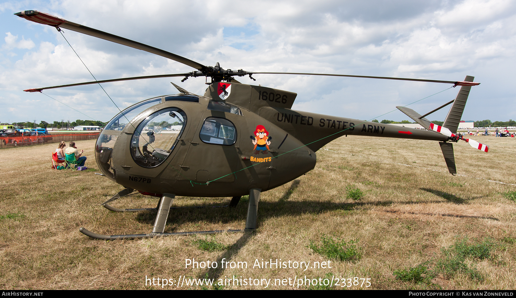 Aircraft Photo of N67PB / 16026 | Hughes OH-6A Cayuse (369A) | USA - Army | AirHistory.net #233875