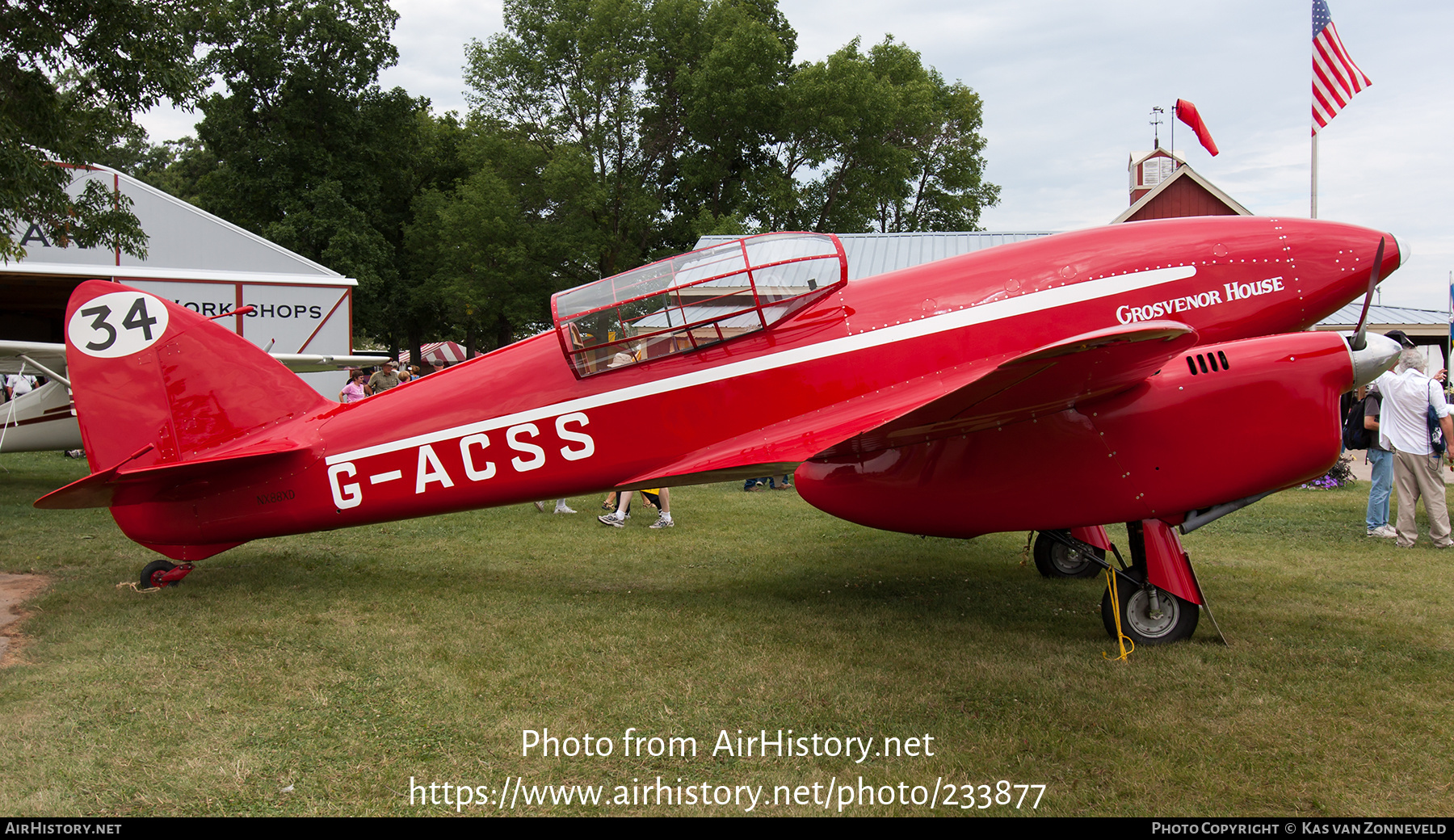 Aircraft Photo of N88XD / G-ACSS | De Havilland D.H. 88 Comet (replica) | AirHistory.net #233877