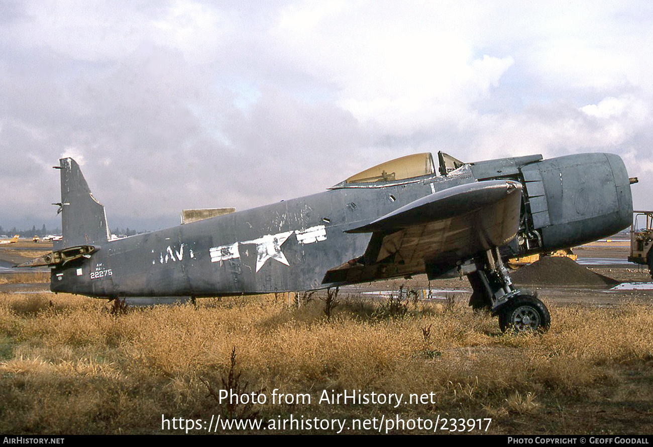 Aircraft Photo of N7163M / 22275 | Martin AM-1 Mauler | USA - Navy ...