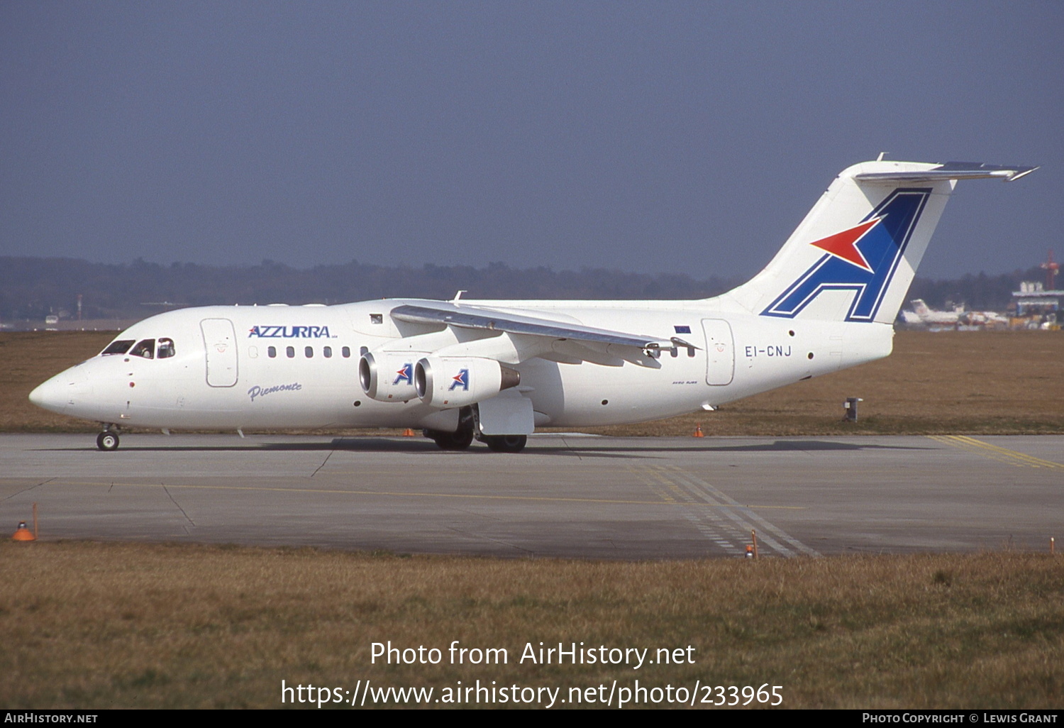 Aircraft Photo of EI-CNJ | British Aerospace Avro 146-RJ85 | Azzurra Air | AirHistory.net #233965