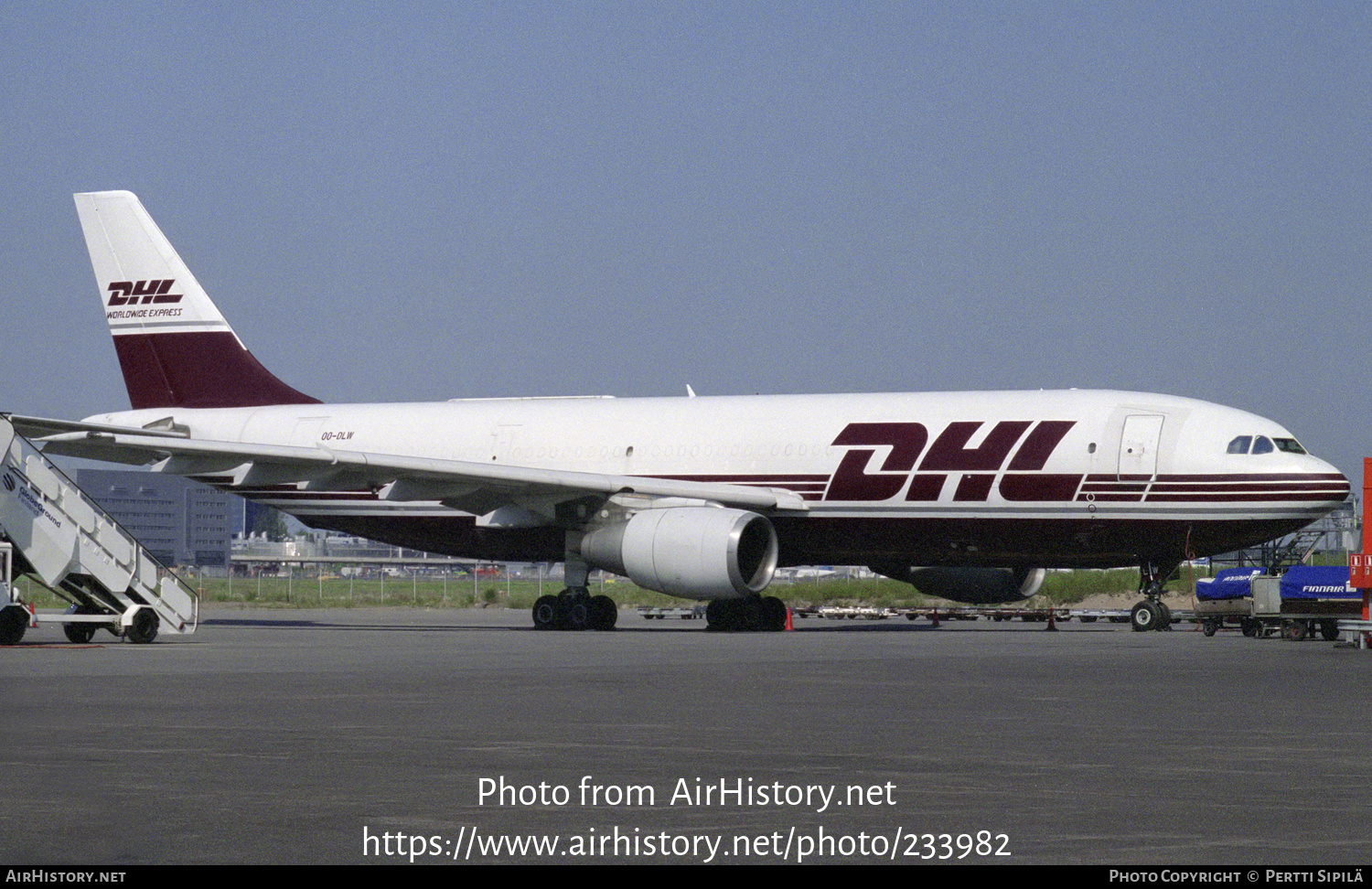 Aircraft Photo of OO-DLW | Airbus A300B4-203(F) | DHL Worldwide Express | AirHistory.net #233982