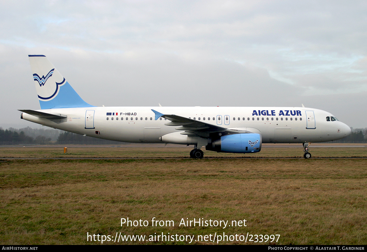 Aircraft Photo of F-HBAD | Airbus A320-233 | Aigle Azur | AirHistory.net #233997