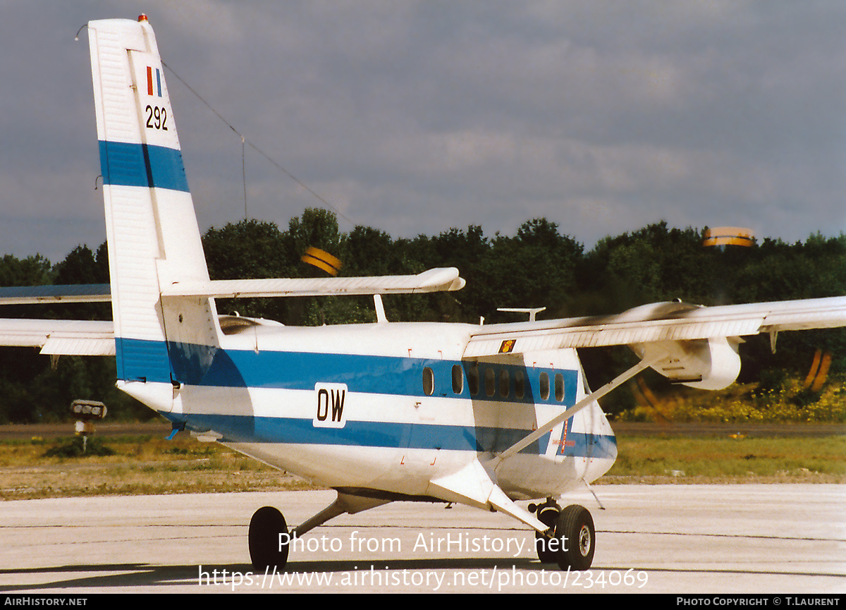 Aircraft Photo of 292 | De Havilland Canada DHC-6-300 Twin Otter | France - Air Force | AirHistory.net #234069