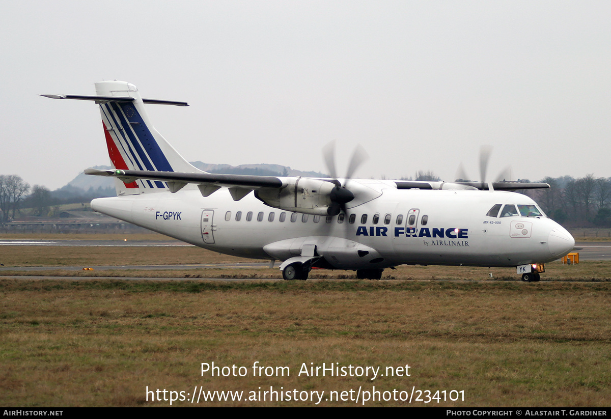 Aircraft Photo of F-GPYK | ATR ATR-42-500 | Air France | AirHistory.net #234101