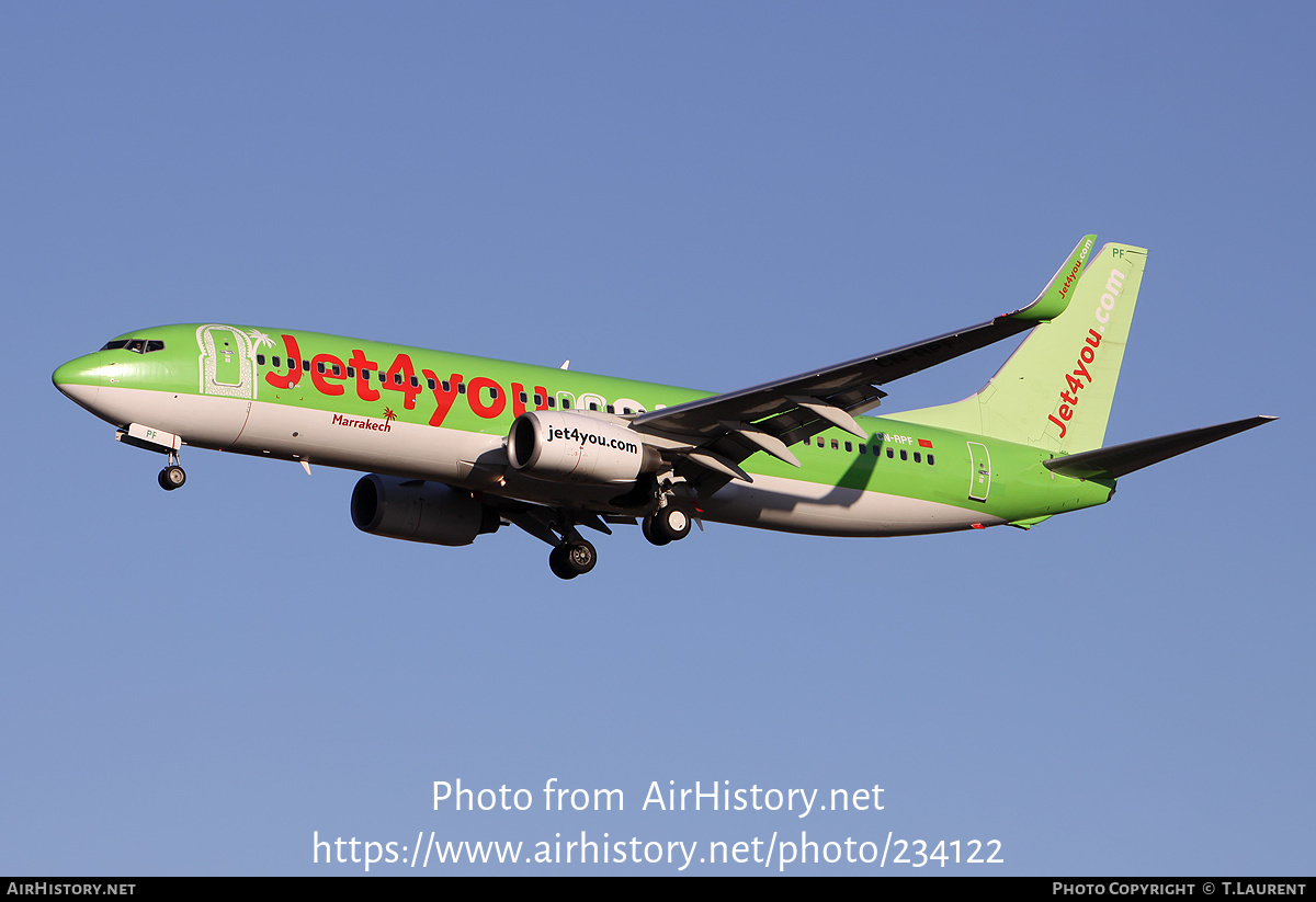 Aircraft Photo of CN-RPF | Boeing 737-8K5 | Jet4you | AirHistory.net #234122