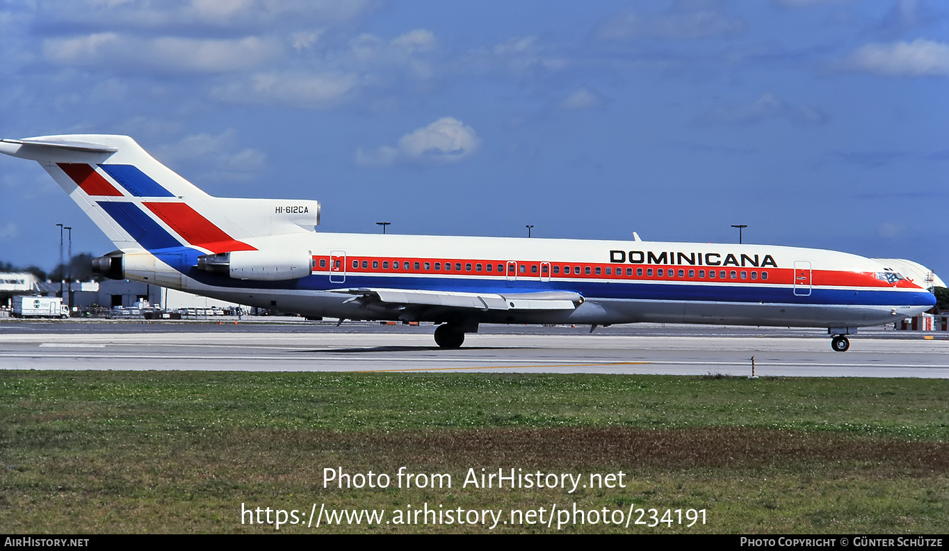 Aircraft Photo of HI-612CA | Boeing 727-2B7 | Dominicana | AirHistory.net #234191