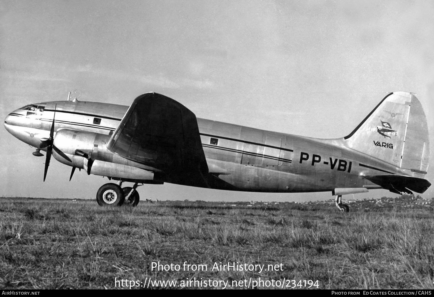 Aircraft Photo of PP-VBI | Curtiss C-46D Commando | Varig | AirHistory ...