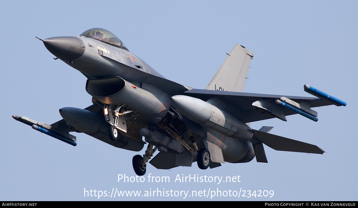 Aircraft Photo of J-014 | General Dynamics F-16AM Fighting Falcon | Netherlands - Air Force | AirHistory.net #234209