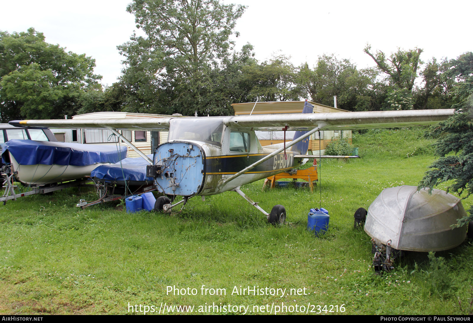 Aircraft Photo of G-BOVT | Cessna 150M Commuter | AirHistory.net #234216