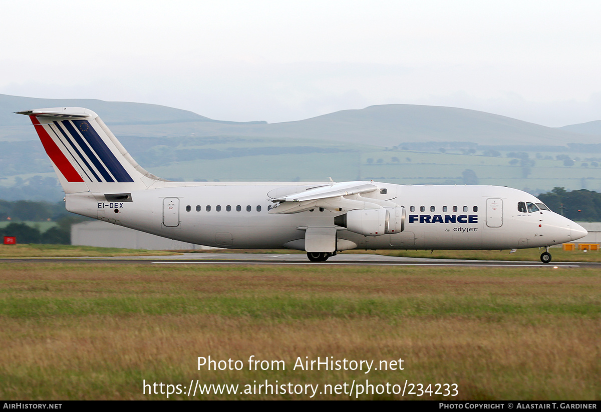 Aircraft Photo of EI-DEX | British Aerospace BAe-146-300 | Air France | AirHistory.net #234233