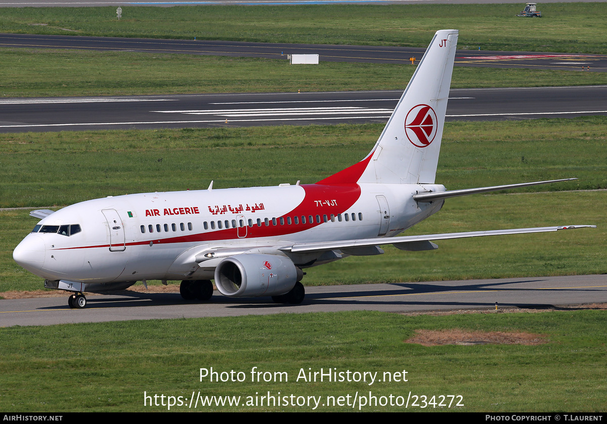 Aircraft Photo of 7T-VJT | Boeing 737-6D6 | Air Algérie | AirHistory.net #234272