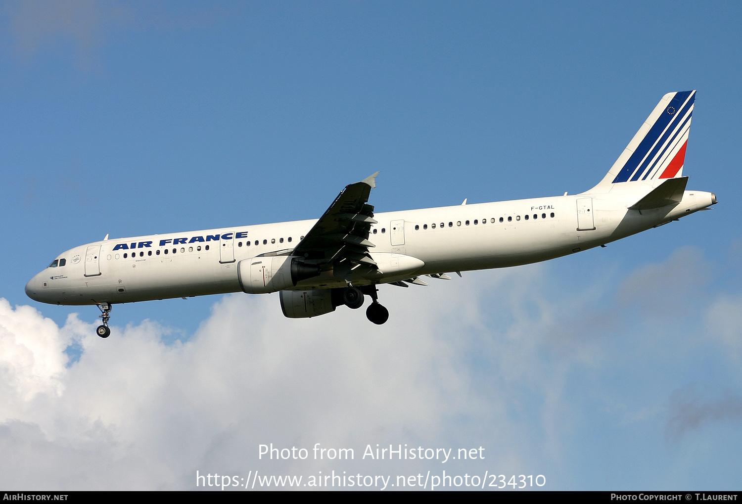 Aircraft Photo of F-GTAL | Airbus A321-211 | Air France | AirHistory.net #234310