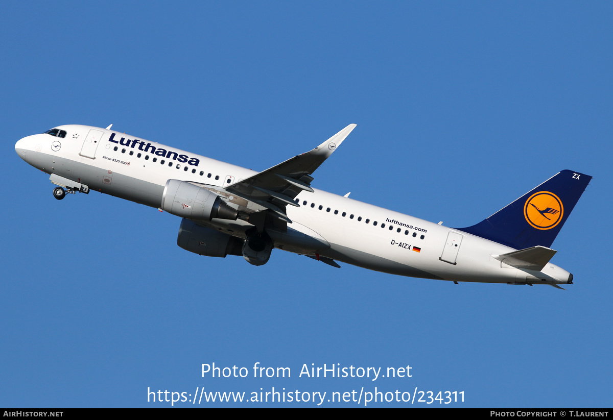 Aircraft Photo of D-AIZX | Airbus A320-214 | Lufthansa | AirHistory.net #234311