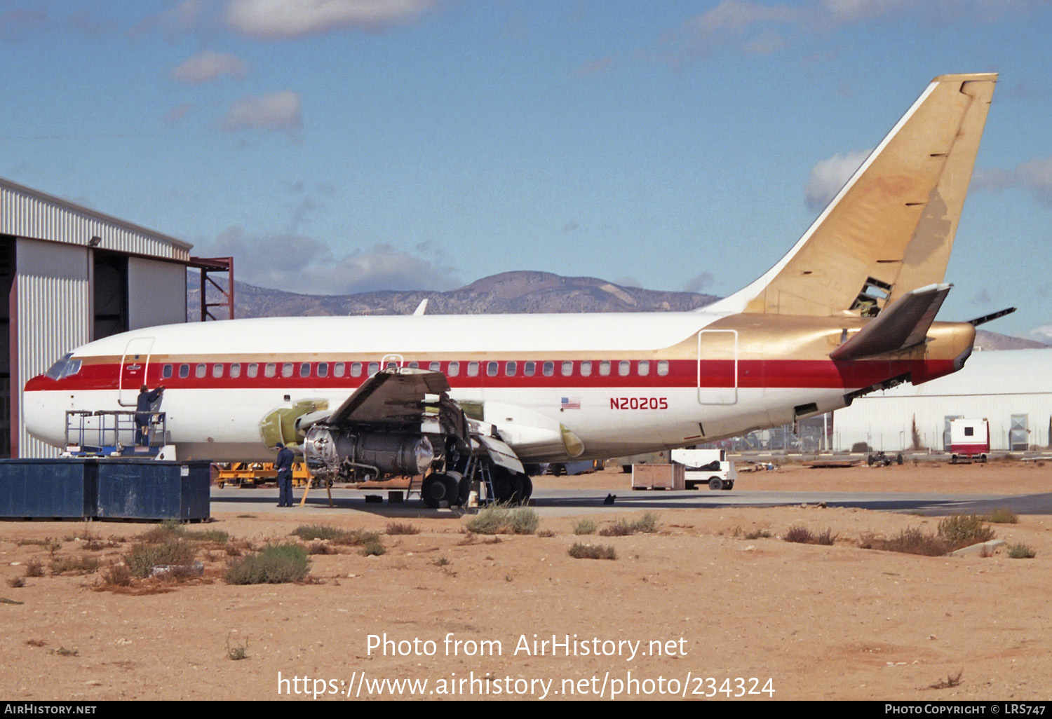 Aircraft Photo of N20205 | Boeing 737-130 | Continental Airlines | AirHistory.net #234324