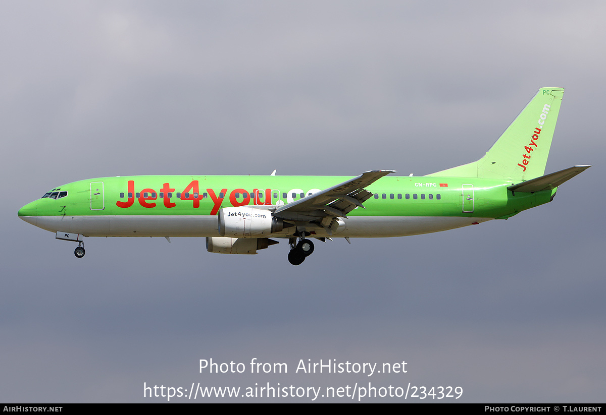 Aircraft Photo of CN-RPC | Boeing 737-4K5 | Jet4you | AirHistory.net #234329