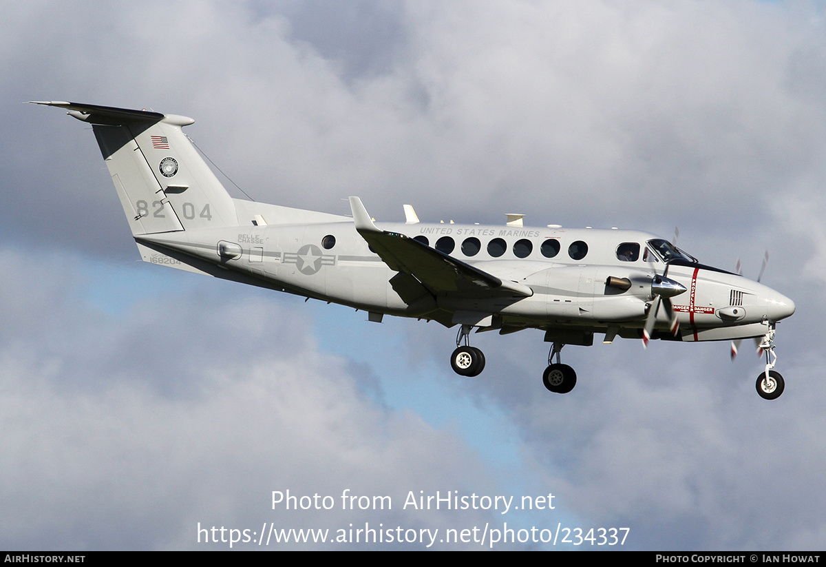 Aircraft Photo of 168204 / 8204 | Hawker Beechcraft UC-12W Huron (B300C) | USA - Marines | AirHistory.net #234337