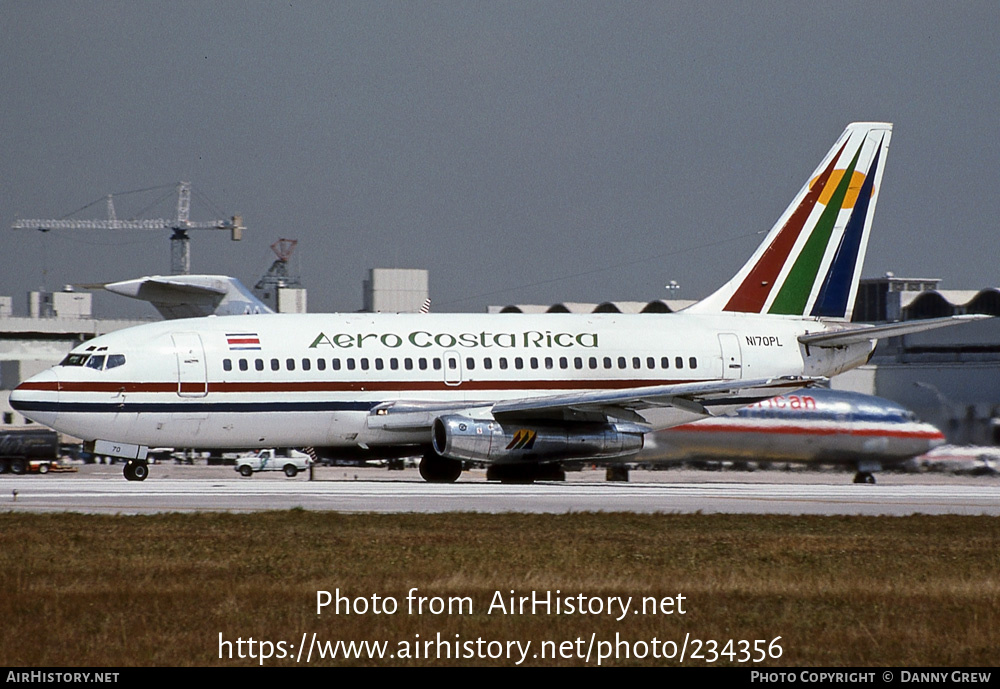 Aircraft Photo of N170PL | Boeing 737-2L9/Adv | Aero Costa Rica | AirHistory.net #234356